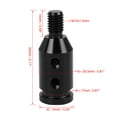 thumbnail image 2 of Unique Bargains M10 X 1.5 Car Universal Gear Shift Knob Adapter for Non Threaded Shifter Black, 2 of 7