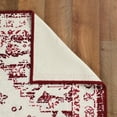 thumbnail image 5 of Woven Trends Contemporary and Traditional Area Rug, 048 Vintage Medallion, Extremely Durable and Stain Resistant, Stylish with Non-Skid Rubber Backing (Burgundy, 2' x 7' RunnerRug), 5 of 5