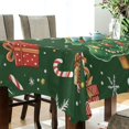 thumbnail image 5 of Yayeee Tablecloths 60" x 108" Rectangle Wrinkle Resistant Party Table Cover, Christmas Tree, 5 of 8
