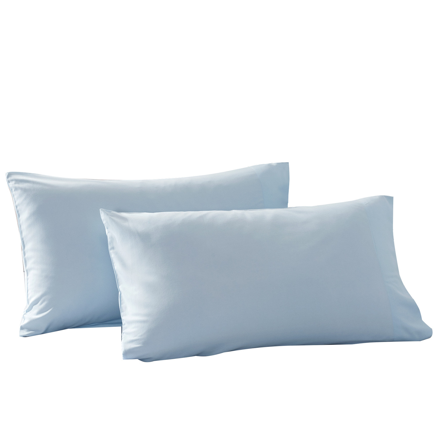 2 Pack Comfortable Pillow Cases with Queen King Size Soft Cooling Pillcw Covers Home Pillowcase Set