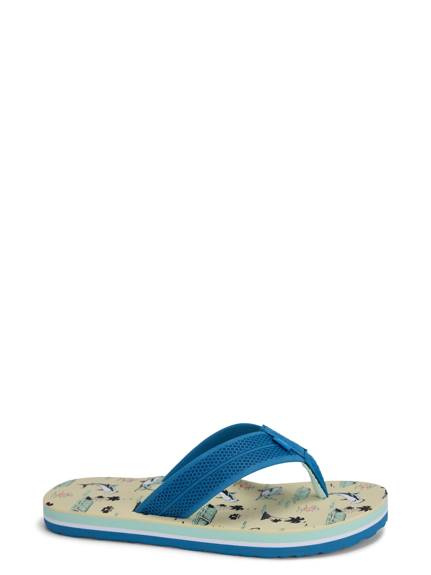 Rugged Shark Little & Big Boys Shark Week Eva Flip Flop