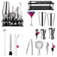thumbnail image 1 of Cocktail Bar Set Kit, Shaker Cocktail con Herramientas y Accesorios 750 ml, 26 Piezas kit bartender de Acero Inoxidable Conjuntos, para Bar, Hogar Mezclar Bebidas, Vino, Boston, Bebida, Bar, Fiesta, 1 of 7