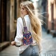 thumbnail image 5 of FORMRS Womens Crossbody Sling Bag Travel Daypack Shoulder Chest Backpack, Geometric Eagle, 5 of 7