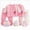 A150---Pink, variant on 0-3 Months Teen Baby Set Cartoon Baby Set Newborn Romper Cute Ruffled Long Sleeve Love Fall Winter Outfits With Bow Headband Yellow Girl Set