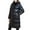 Black, variant on YOUSNH Women Fashion Long Sleeve Solid Color Hooded Long Down Cotton Jacket Coat Womens Coats Black XL