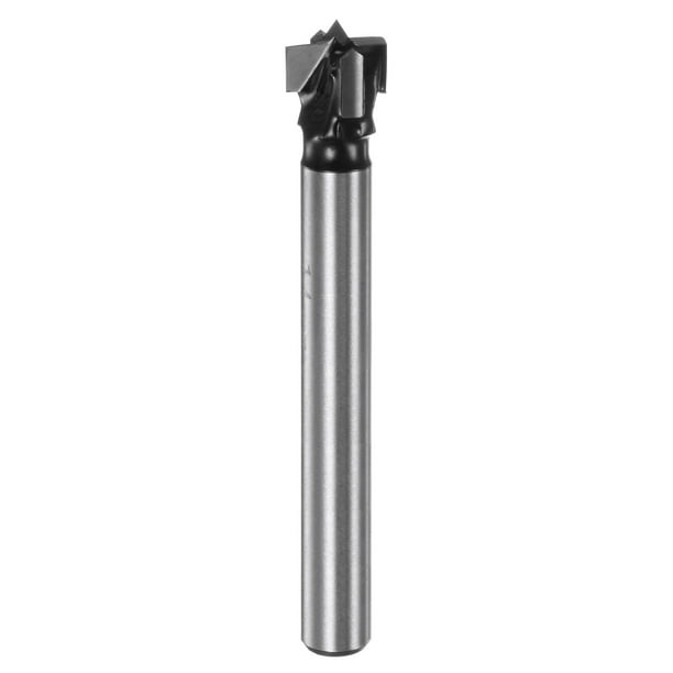Broca Forstner Uxcell para trabajar la madera, 9/16in (14mm) punta de carburo, cortador de bisagra de vástago redondo de 10mm para abrir agujeros en madera