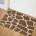 thumbnail image 2 of Addison Rugs Addison Safari Giraffe Animal Print Area Rug 1' 8" x 2' 6" - Coffee - Runner/Rectangle, 2 of 9