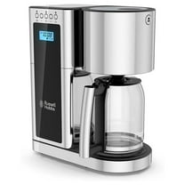 Glass 8 Cup Coffeemaker - Black - Stainless Steel