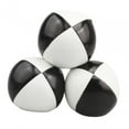 thumbnail image 1 of 3 piezas de pelotas de malabarismo para lanzar a mano, divertidos juguetes para canastas de Pascua. en blanco y negro, 1 of 9