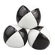 thumbnail image 1 of 3 piezas de pelotas de malabarismo para lanzar canastas de Pascua con bolsa de malla para malabaristas en blanco y negro, 1 of 9