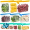 12 Count: 3 Gallon Bags & 3 Sandwich Bags & 6 Snack Bags