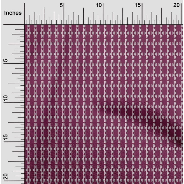 oneOone Cotton Silk Fabric Stripe & Geometric Kasuri Print Fabric BTY 42 Inch Wide