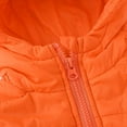 thumbnail image 5 of Otqutp Kids Boys Girls Long Sleeve Hooded with Pockets Solid Color Short Cotton Jacket Full Zip Outwear for Children 1-10 Years(Orange,9-10 Years), 5 of 8