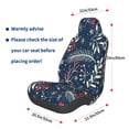 thumbnail image 2 of Lsque Merry Christmas Pattern Car Seat Covers for Front Seats , Waterproof Seat Covers for Cars, Sporty Front Seat Covers,Car Seat Cover Protector Front Seats, 2 of 5