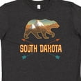 thumbnail image 4 of Inktastic South Dakota Vacation Bear Silhouette Youth T-Shirt, 4 of 5