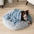 thumbnail image 2 of PetAmi Dog Blanket for Small Dogs Blue, Fluffy Soft Puppy Blanket, Sherpa Fleece Cat Blanket for Kitten Doggie, Calming Pet Blanket Throw for Couch Sofa Bed Washable, Small 24x32, 2 of 8
