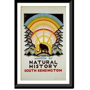 Historic Framed Print, Museum of Natural History, South Kensington, 17-7/8" x 21-7/8"