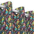 thumbnail image 3 of Colorful Parrot Bird and Leaf Blackout Curtains 2 Panels Set Grommet Drapes for Bedroom Living Room W55xL54, 3 of 5
