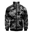thumbnail image 3 of Chaqueta con estampado 3D de camuflaje para hombre, abrigo deportivo de calle de gran tamaño, chaqueta con cremallera para primavera y otoño, 3 of 5