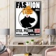 thumbnail image 3 of Designart 'Style Passion Life Fashion Woman V' Modern Framed Art Print, 3 of 4