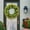 Green, variant on 13.4 Inch Farmhouse Spring Wreath for Front Door - Colorful Cottage Artificial Wreath, All Seasons Home Decor for Wall Window and Festival Party