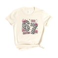 thumbnail image 7 of Six Seven Birthday Shirt for Girls with Pink Bows and Flowers Coquette Style Everyday T-Shirt Natural Shirt Adult Small, 7 of 7