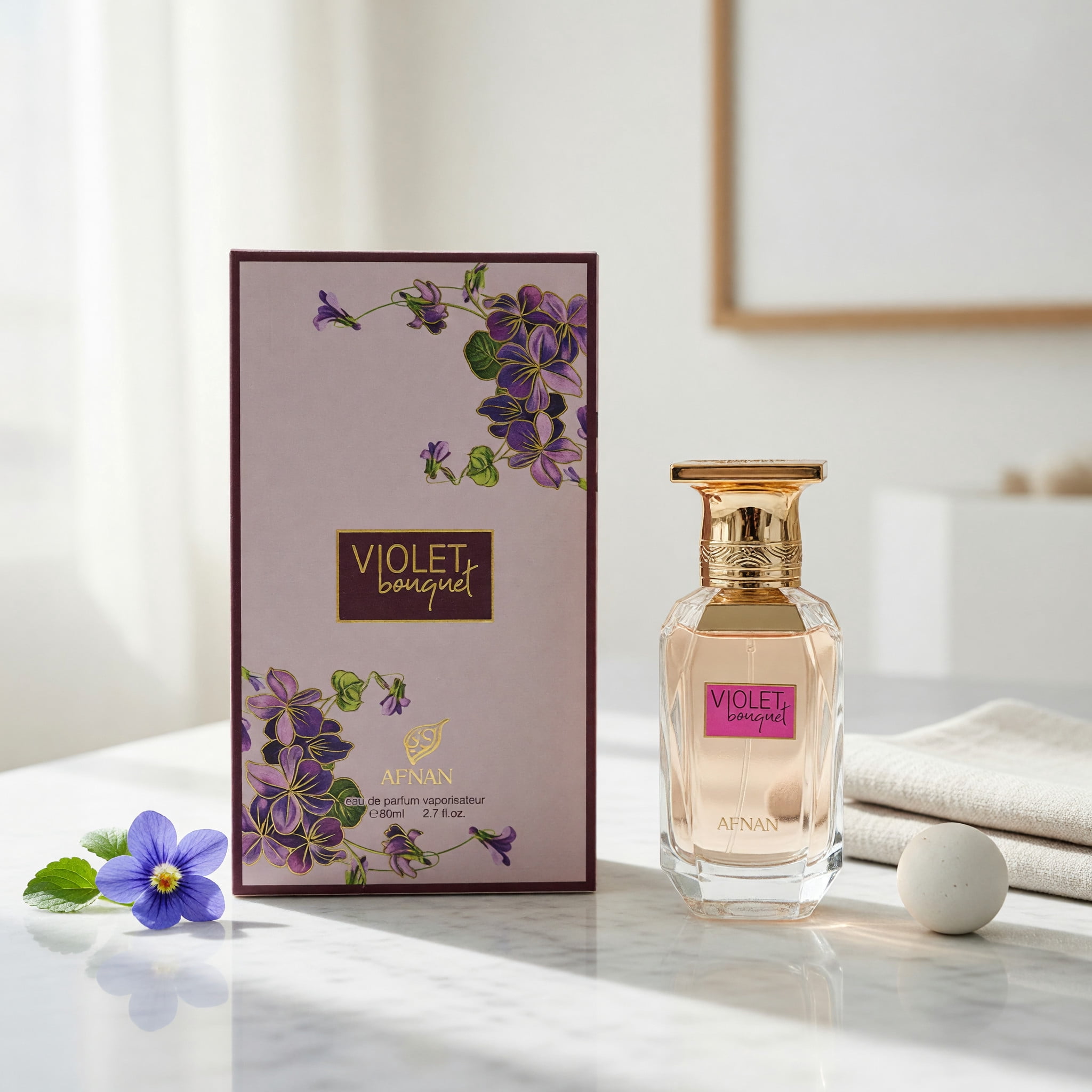 Afnan Violet Bouquet Women Edp Spray, 2.7 oz, Oriental Floral