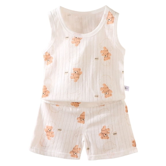 Toddler Boy Clothes Baby Summer Outfit Dinosaur Letter Print Cotton Tops Elastic Shorts Sets 3 9 18 24 Months 2T 3T