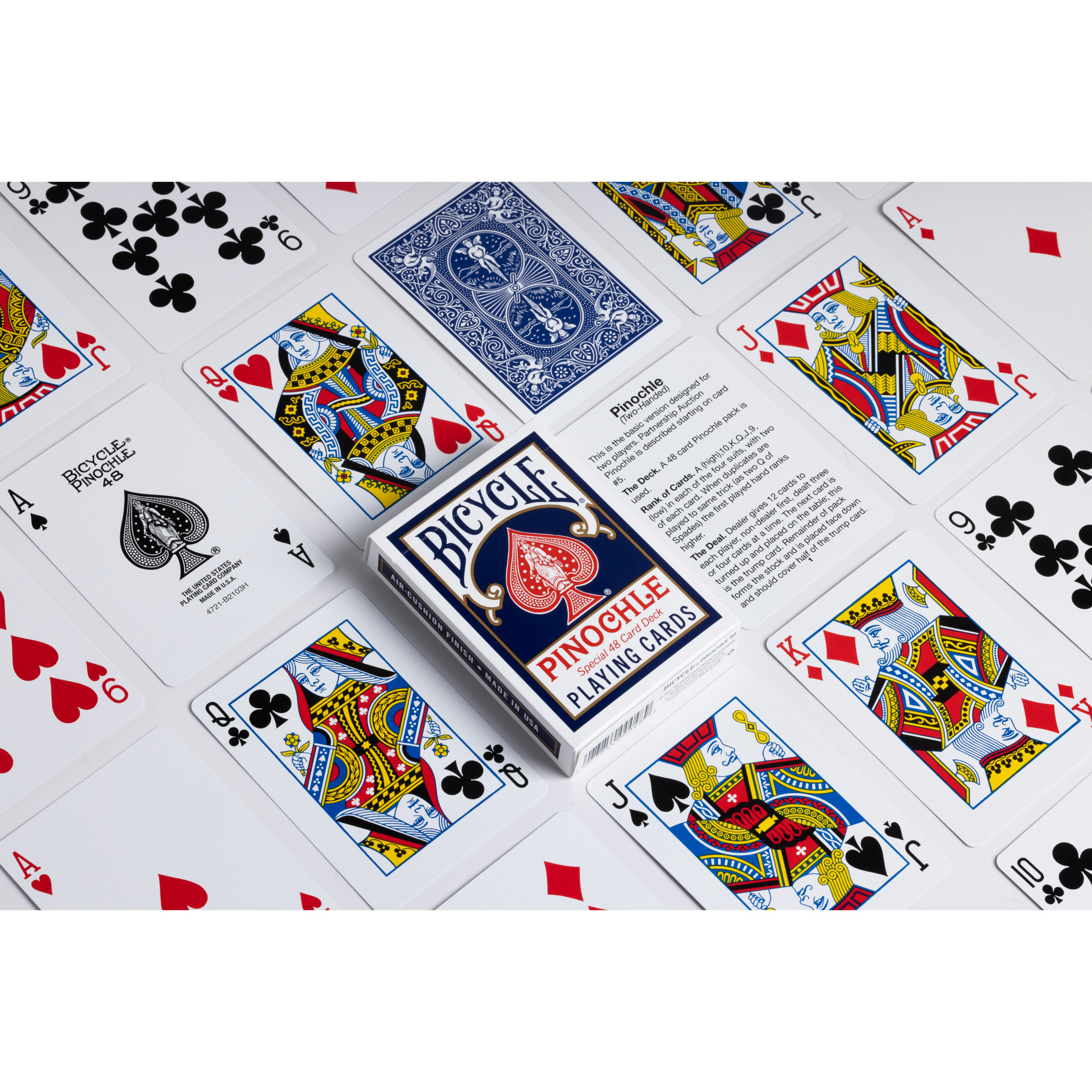 Bicycle Pinochle Playing Cards, Standard Index, 48-Card Deck photo 5