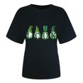 thumbnail image 4 of Wolfast T-Shirts pour Femmes Manches Courtes Mode Féminine Saint-Patrick Imprimé Col Rond Manches Courtes T-Shirt Décontracté Haut T-Shirts pour Femmes Mode, 4 of 9
