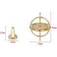 thumbnail image 2 of Gyroscope en Métal, Gyroscope à Équilibre Fin pour Bureau, 2 of 7