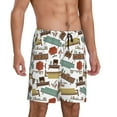thumbnail image 2 of Sikiie Art Of Living Mens Pajama Shorts, Lightweight Lounge Pant with Pockets Soft Sleep Pj Shorts for Men4X-Large, 2 of 6