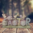 thumbnail image 5 of Resin Easter Bunny Statue Bunny Decoration Supplies decor for art Easter Rabbit Decor For Bookcase Farmhouse Office Party Centerpiece, 5 of 8