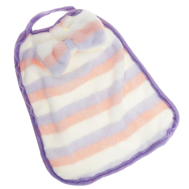 Toalla de mano de microfibra suave con lazo, paño facial, decorativo, para uso en viajes. Rosado morado