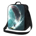thumbnail image 1 of Balery Surfing Shark Caja de Almuerzo y Bolsa de Almuerzo para Hombres y Mujeres, Bolsa de Almuerzo Reutilizable con Gran Capacidad, Bolsa de Almuerzo Aislada, 1 of 7