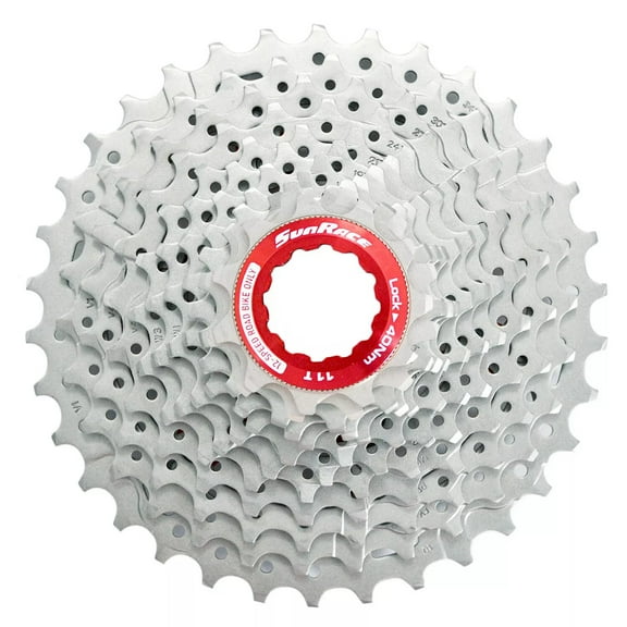Sunrace RZ800 12 Speed Road Bike Cassette 11-30T, Silver, #SR3020