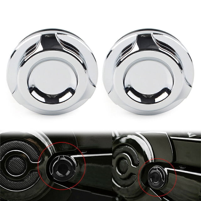 For Harley V-Rod VRSCF/D/R 2006-2017 08 09 Chrome Cut Swingarm Pivot Bolt Covers