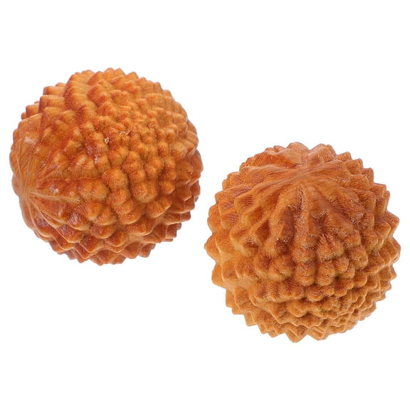 Raindrops  2 Pcs Soft Mini Spiky Massage Rolling Hand Massager Balls Fitness
