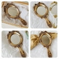 thumbnail image 6 of Zoyueyie Vintage Handheld Mirror Embossed Hand Held Mirror Makeup Mirror Vanity Mirror Hand Mirror, 6 of 11