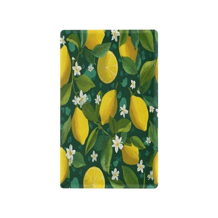IAUYY Retardant PC Material Unused Outlet Cover Switch Plate Covers Easy DIY Installation with Screws Light Switch Cover Plate Lemons and Flowers