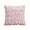 Pink, variant on Pink Heart Shaped Faux Wool Pillow Case 17.7 Inch Square With Hidden Zipper Soft Fabric For Home Decor And Comfort Washable