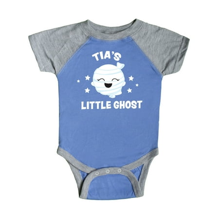 

Inktastic Cute Tia s Little Ghost with Stars Gift Baby Girl Bodysuit