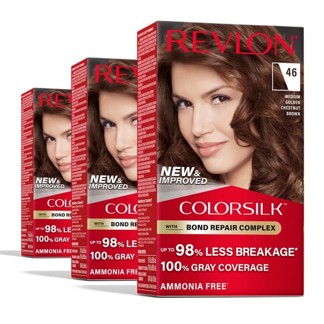 Tinte para el cabello Revlon ColorSilk 46 Medium Golden Chestnut Brown