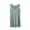 Green, variant on Plus Size Womens Pajamas Loose Breathable Sleeveless Crew Neck Soft Knit Solid Sleep Dress