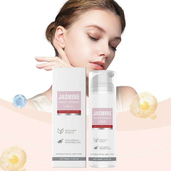 Deals of The Day! Gspmoly Moisturizer, Jasmine Ointment Plus - with Natural Ingredients Such As Plus Collagens and Aloe Veras Face Cream