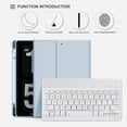 thumbnail image 3 of Funda aoub para iPad de 6ª y 5ª generación de 9,7 pulgadas con teclado Bluetooth, 3 of 7