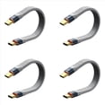 thumbnail image 1 of 4X Cable de Datos USB4 40Gbps USB C A Tipo C Cable Corto PD 240W 8K 60Hz para 3/4 para 15 Pro Max SSD Power Bank, 1 of 6