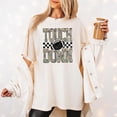 thumbnail image 7 of Camo Touchdown Football Shirt for Men Women & Teens Game Day Checkered Tailgate Graphic Tee Ivory Shirt 2XL, 7 of 7