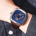 thumbnail image 3 of Relojes relojes mecánicos automáticos relojes para hombre relojes de esfera grande con forma cuadrada hueca, 3 of 6