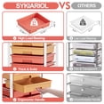 thumbnail image 3 of Rolling Cart SYKIARIOL con 10 cajones, diseño de arcoíris, con tablero, 3 of 9